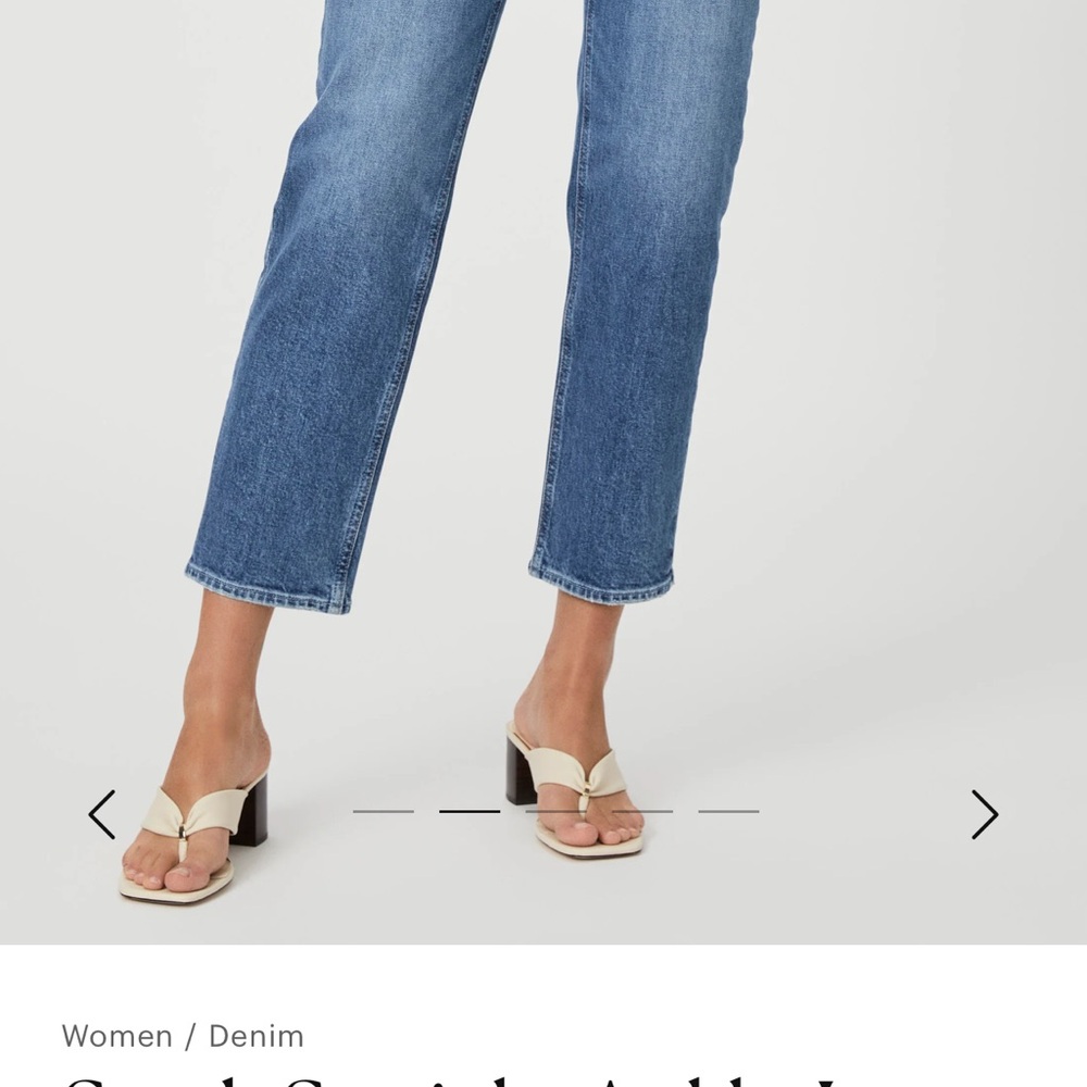 NWT PAIGE Sarah Straight Ankle - Picture 5 of 11